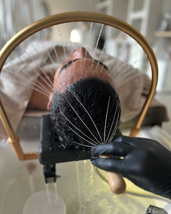 Eingerichteter Head-Spa-Bereich einer Teilnehmerin 3